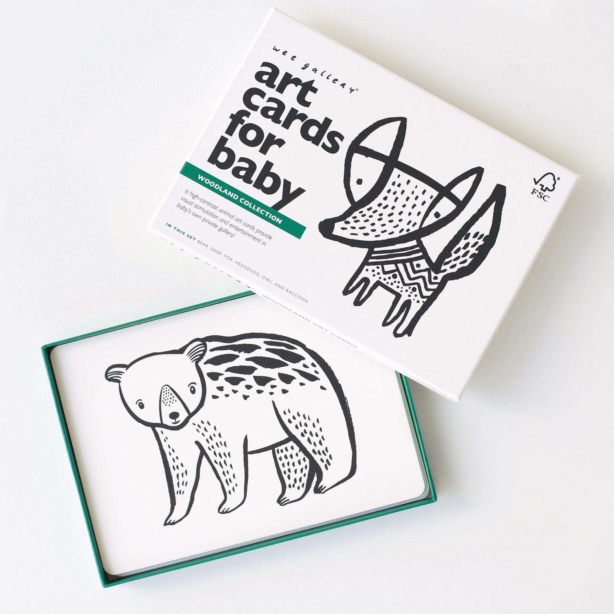 Art Cards for Baby - Woodland Collection