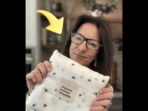 Organic Muslin Swaddle - Nordic