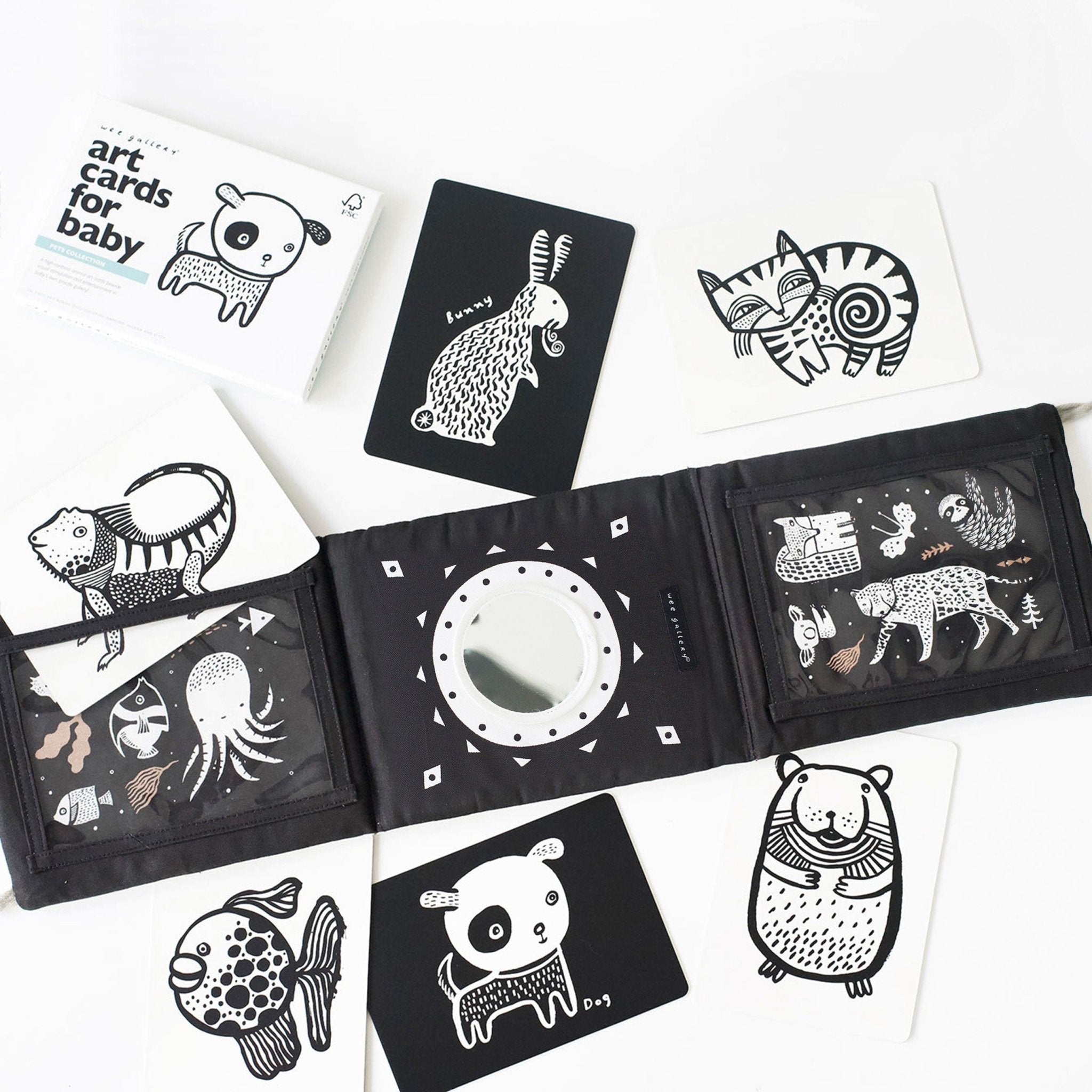 Baby Tummy Time Gallery with Mirror Gift Set